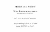 Master ESE Milano - ziccardi.org · Le pene pecuniarie vanno dalle 500.000 lire ai 6 milioni e le pene ... Operazione Hardware 1 - La più grande azione di polizia informatica. 12