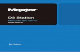 Maxtor D3 Station User Manual-IT E01 19 12 2015 · Drive Manager supporta svariate funzioni, tra cui il backup automatico, la protezione di file e cartelle, il blocco dell’unità,
