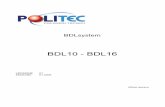 BDL10 - BDL16 - Distributeur & fournisseur PVC ... · M9S2) .....14 1.4.2 Zanca di fissaggio BDL16 con profilo unione esterno (cod. M9U7 ...