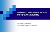 Fondamenti di Elaborazione di Immagini Template Matchingbias.csr.unibo.it/fei/Dispense/6 - FEI - Template Matching.pdf · Nella sua versione originale, si tratta di un metodo piuttosto