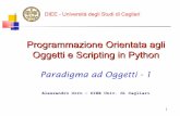 Programmazione Orientata agli Oggetti e Scripting in Pythonarmano/Python/pdf/PYTHON-06-OO.pdf · 3 Introduzione In questa lezione e nella prossima vedremo: le caratteristiche fondamentali