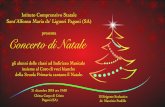 presenta Concerto i Natale d - icsantalfonsopagani.it · Sant’Alfonso Maria de’ Liguori Pagani (SA) presenta d gli alunni delle classi ad Indirizzo Musicale insieme al Coro di