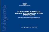 FATTURAZIONE ELETTRONICA TRA PRIVATI .3 Fatturazione elettronica tra privati: prime indicazioni operative