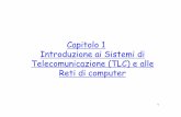 Capitolo 1 Introduzione ai Sistemi di Telecomunicazione ...infocom.uniroma1.it/~biagi/Mauro_Biagis_page/TLCcap1.pdf · (1/3) Per definizione, Internet è una infrastruttura (piattaforma