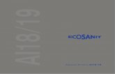 AUTUNNO INVERNO 2018/2019 - ecosanit.com · Acquistare una calzatura ECOSANIT significa ac-quistare una calzatura prodotta con pellami a concia mista vegetale sul tomaio e a concia
