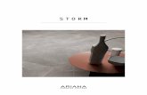 STORM - keramo-bg.com STORM La forza della pietra si unisce all’innovazione ceramica per una collezione dall’alto potenziale estetico. STORM di Ariana è un’originale rielaborazione