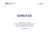 2015 - Corso EMBASE [modalit compatibilit ]biblioteca.ospedaleniguarda.it/fileadmin/Niguarda/Centro_Documenta... · EMBASE 5596 journals (2591 esclusivi) MEDLINE 5583 journals (2578