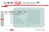 JOBS ACT - cgil-vcval.eucgil-vcval.eu/wp-content/uploads/2015/05/RIFORMA-JOB-ACT.pdf · schema di decreto legislativo recante disposizioni in materia di contratto di lavoro a tempo