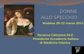 Modena 20-22 marzo 2015 Rosanna Catizzone M.D Presidente ...donnemedicomodena.org/relazioni/Catizzone.pdf · INTRADERMOTERAPIA E’ il termine onsigliato dalla SIM ( Soietà Italiana
