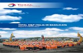 TOTAL E&P ITALIA IN BASILICATA · indice le relazioni con gli stakeholders e con il territorio 56 gli accordi con le istituzioni locali 57 gli incontri d'informazione con ...