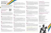 BENVENUTE E 13 INFORMAZIONI UTILI BENVENUTI A 6 … · Questa guida vuole ripercorrere alcuni pezzi di storia legati al movimento Lesbico, Gay, Bisessuale e Trans* cittadino, che