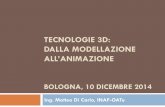 TECNOLOGIE 3D: DALLA MODELLAZIONE - DB&KB Group · Processo di creazione di un movimento e/o cambiamento di forma ... Unity Strumento di creazione di giochi 3D o altri contenuti ...