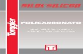 POLICARBONATO - toolshopitalia.it · policarbonato, nella realizzazione di tamponamenti, nelle coperture, nelle serre, nelle finestrature, nei lucernari, nei pannelli solari. Nel