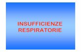 Insufficienze respiratorie - med.unipg.it Didattico/Anestesiologia - canale A... · respiratorio 8 ml/Kg • FRFrequenza respiratoria: 8-10 atti/min • VMVolume minuto: ... spostamento