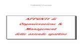 APPUNTI di Organizzazione & Management delle aziende sportive … · GABRIELE GRAVINA Appunti di Organizzazione & Management delle aziende sportive 3 Capitolo 3 LA STRATEGIA 3.1 Caratteri