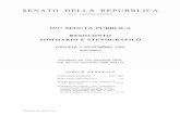 SENATO DELLA REPUBBLICA · TIPOGRAFIA DEL SENATO (1250) INDICE GENERALE RESOCONTO SOMMARIO .....Pag.V-XIII RESOCONTO STENOGRAFICO .....1-45 ALLEGATO A (contiene i testi esaminati