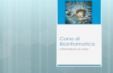 Vandecum Corso di Bioinformatica - Università di Romabioinfo.dis.uniroma1.it/informazioni.pdf · •Elementi di genomica • Database biologici • UCSC genome browser • Elementi