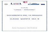 DOCUMENTO DEL 15 MAGGIO CLASSE QUINTA SEZ. Blanza-perugini.gov.it/.../2018/05/DOCUMENTO-15-MAGGIO-5-B-1.pdf · i.i.s.s. “lanza – perugini” documento del 15 maggio classe quinta
