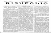 Ann RISl/EGLIo X — N° 311. PERIODICO O QUINDICINALE ...archivesautonomies.org/IMG/pdf/anarchismes/avant-1914/ilrisveglio/... · bomba del 20 luglio 1904, allo sprazzo fulmineo
