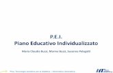 P.E.I. Piano Educativo Individualizzato - didawiki.di.unipi.itdidawiki.di.unipi.it/lib/exe/fetch.php/informaticaumanistica/tcd/... · Pisa, Tecnologie assistive per la didattica –Informatica
