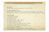 Corso di Fisica I per Matematicacobal/Mat_I_misura.pdf · Pendolo composto e rotolamento puro. Leggi di conservazione. Termodinamica Sistema termodinamico. Definizione, variabili