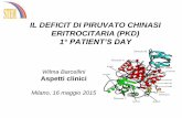 IL DEFICIT DI PIRUVATO CHINASI ERITROCITARIA (PKD) 1 ...astem.it/wp-content/uploads/2013/08/Barcellini W- Aspetti Clinici.pdf · • L'Ittero neonatale patologico è riferito in circa