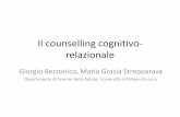 Il counselling cognitivo- relazionalelarios.psy.unipd.it/files/17ottobre2013/Rezzonico-Strepparava... · di Psicologia, 1(1), pp. 42-58 ... - cicli di interventi di gruppo sulla gestione