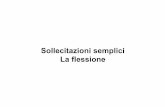 Sollecitazioni semplici La flessione - Università di Cagliaripeople.unica.it/pau/files/2015/11/8-flessione.pptx.pdf · • Un altro tipo di sollecitazione semplice particolarmente