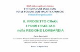 IL PROGETTO IL PROGETTO CReGCReG:: I PRIMI … · Direzione Generale Sanità - Regione Lombardia Roma 23 Aprile 2013. CReG: Introduzione ... – Vera innovazione del progetto : Ente