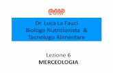 Dr. Luca La Fauci Biologo Nutrizionista & Tecnologo Alimentare · in misura minore le farine di altri cereali sole o miscelate a quella di frumento. In Sicilia ,Basilicata e Sardegna
