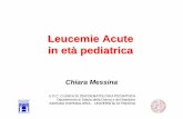 Leucemie Acute in età pediatrica - sdb.unipd.it 2014ppt.pdf · • Anemia ndd • Mononucleosi • Toxoplasmosi • CMV • Porpora idiopatica trombopenica • Anemia aplastica •