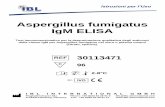 Aspergillus fumigatus IgM ELISA - ibl-international.com · in natura ed è tipicamente presente nel suolo e nel materiale organico in decomposizione. Colonie del fungo Colonie del