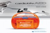 Defibrillatore Automatico Esterno AED-2100K · Defibrillatore Automatico Esterno AED-2100K L'AED-2100K permette l’utilizzo su pazienti pediatrici senza cambiare elettrodi e, grazie