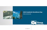 SAS Academic Excellence Day 2015 - sas.com · • 2 edizioni di A Scuola d’Azienda, l'iniziativa promossa da Gi Group per dar modo, ai ragazzi delle quarte e quinte classi degli
