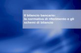 Il bilancio bancario: la normativa di riferimento e gli ... · Circolare Banca d’Italia n.262 del 22 dicembre 2005, ... che sulla base delle istanze provenienti da organizzazioni