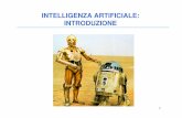 INTELLIGENZA ARTIFICIALE: INTRODUZIONElia.deis.unibo.it/Courses/AI/fundamentalsAI2014-15/lucidi/02-AI... · 2. The "Heads in the Sand" Objection (e’ un problema che spaventa, ignoriamolo)