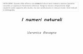 Veronica Gavagna - Dipartimento di Matematica e ...web.math.unifi.it/users/dolcetti/Veronica_Gavagna_Naturali_SCFO.pdf · studenti come supporto allo studio, ma non sostituiscono