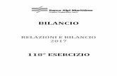 BILANCIO · banca alpi marittime credito cooperativo carru' relazioni e bilancio 2017 118° esercizio