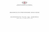 BILANCIO DI PREVISIONE 2016-2018 ALLEGATO N. 9 al D. … · elenco dei pro“petti contenuti nell’allegato 9 al d. lg“. 118/2011 9/1 - bilancio di previsione - prospetto delle