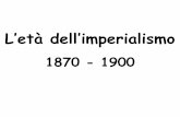 L’età dell’imperialismo - Il canto delle sirene seconda rivoluzione industriale Produzione industriale nel Lo sviluppo industriale europeo alla metà dell'800 mondo agli inizi