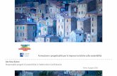 Formazione e progettualità per le imprese turistiche sulla … · Formazione e progettualità per le imprese turistiche sulla sostenibilità Roma, 4 giugno 2018 Ada Rosa Balzan Responsabile