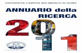 ANNUARIO della RICERCA Universit Campus io-Medico di Roma - Annuario della Ricerca 2011 Sistemi Complessi e Sicurezza 108 Sistemi di Elaborazione e Bioingegneria Informatica 109