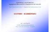 CA-A-03-SistemiElementari.ppt [modalità compatibilità]lbiagiotti/MaterialeCA1415/CA-A-03-Sistemi... · determinano quantità di energia accumulate nel sistema ... Elettrico tensione