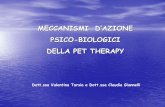 MECCANISMI D’AZIONE - itaca-pet-therapy.com · dell’ansia tra i due tipi di sessioni terapeutiche N. Franceschini, M. Verga, M. Galimberti, G. Bigatello, “Attività assistite