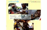 Presentazione standard di PowerPoint · un milione di bambini malnutriti è stato ... bambini, ed a prevenire la ... Rafforzare l'accesso ai servizi sanitari per i più poveri