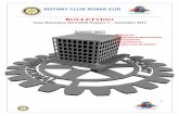 ROTARY CLUB ROMA EUR · Anno Rotariano 2015/2016 Numero 1 ... dei quali vi sarà inviato il Calendario: ... Parteciperemo ad attività in interclub con altri RC del Distretto, ...