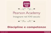 Discipline e competenze - media.pearsonitalia.itmedia.pearsonitalia.it/0.975718_1430992625.pdf · e competenze COMPETENZE CHIAVE EUROPEE Raccomandazione 18.12.2006 COMPETENZE CULTURALI