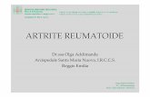 ARTRITE REUMATOIDE - biblioteca.asmn.re.itbiblioteca.asmn.re.it/allegati/Artritereumatoide_140301095749.pdf · -Patologia assente in alcune aree rurali dell’Africa ... • Poliarticolare