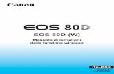 EOS 80D (W) - Francesco Cinque - Homepage - Francesco … · 2016-08-16 · In questo manuale e sul monitor LCD della fotocamera ... un servizio di foto online per gli utenti Canon