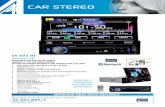 car stereo - Home Page - New Majestic Spa · 2013-05-27 · • Bluetooth integrato per chiamate in viva voce e riproduzione musicale ... • Dotato di telecomando • Pannello frontale